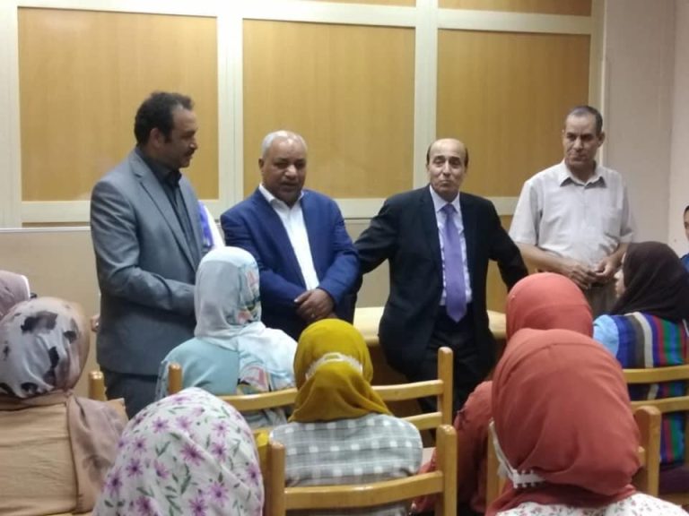 عميد ادآب يتفقد تطوير معامل علم النفس والفئات الخاصة بالكلية