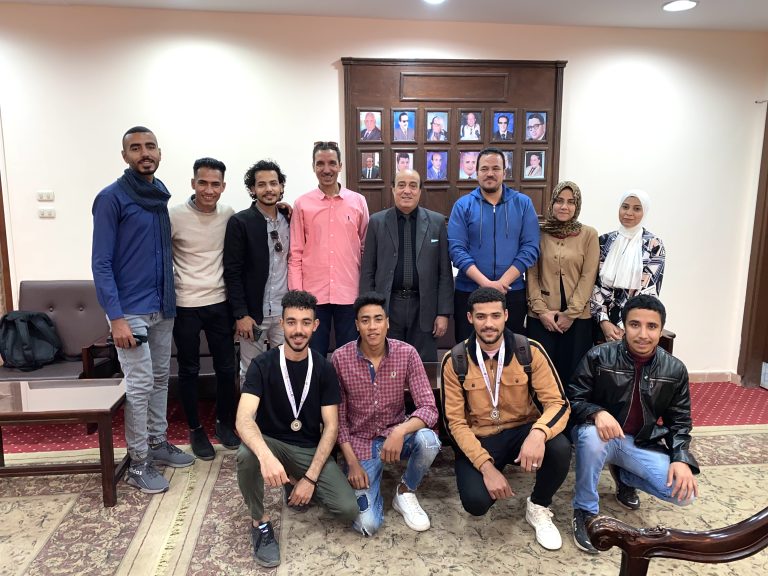 فوز آداب سوهاج بمركزين الاول والثاني في مهرجان التميز الرياضي بالجامعة