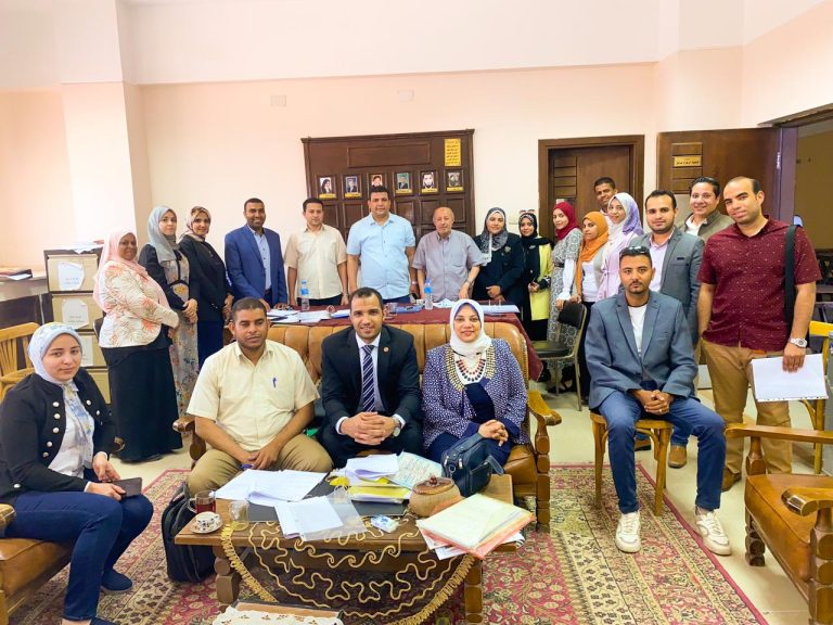 اليوم الثالت لفعاليات المراجعة الداخلية لاعمال الجودة بآداب سوهاج