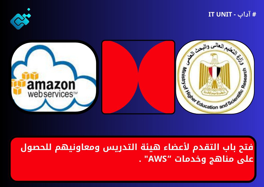فتح باب التقديم لأعضاء هيئة التدريس ومعاونيهم للحصول على مناهج وخدماتAWS” “.